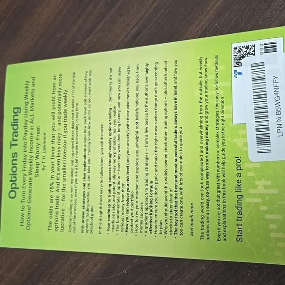 How To Turn Every Friday Into Payday Using Weekly Options-Paperback Book - Picture 2 of 5